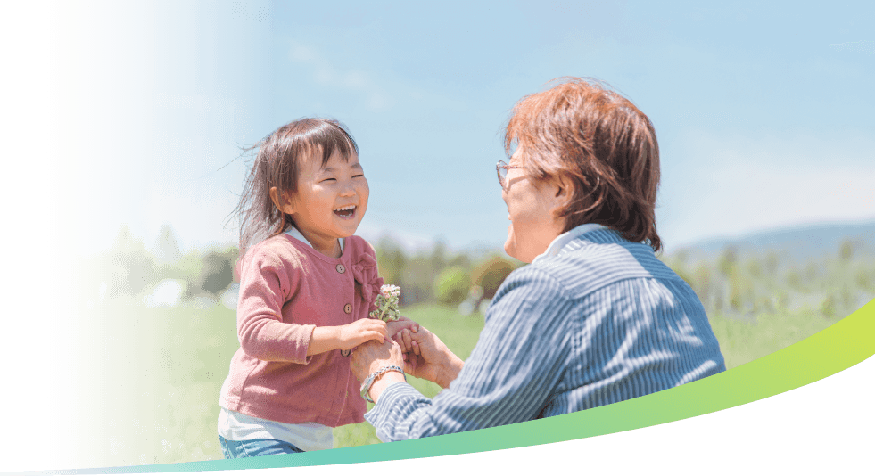 祖母と孫